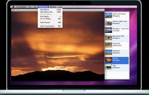 Media shows: manage storable playlists with local and internet media