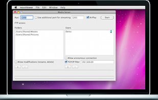 Media server: transfer and stream media between Mac and iOS