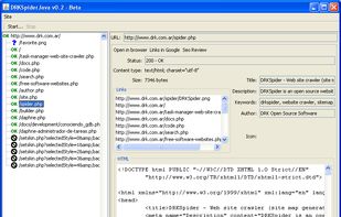 DRKSpiderJava screenshot 1