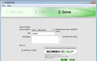 SCREEN2EXE screenshot 1