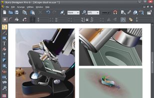 Xara Designer Pro screenshot 1