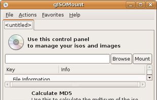 gISOmount screenshot 1