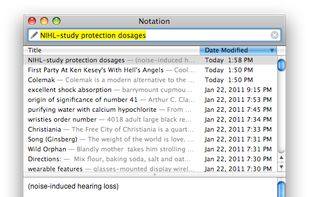 Note in Vertical Layout