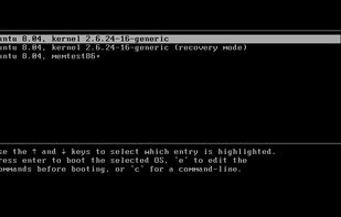 GRUB in non-graphical mode