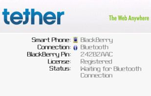 Tether with Bluetooth