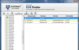 SysTools EDB Finder screenshot 1