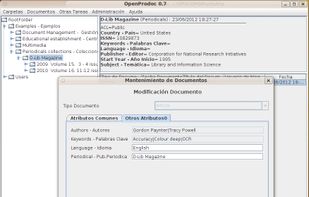 OpenProdoc screenshot 1