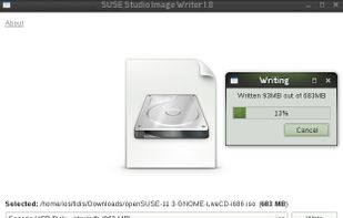 SUSE Studio ImageWriter screenshot 1