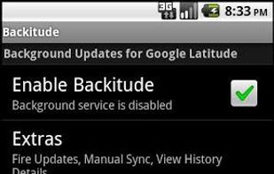 Backitude screenshot 1