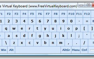 Free Virtual Keyboard screenshot 1