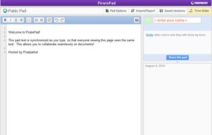 PiratePad screenshot 1