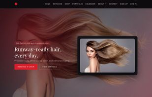 One of 10 free templates for your custom website. 