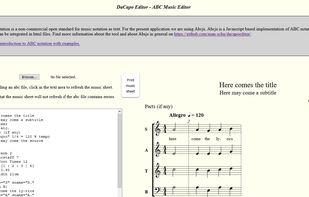 DaCapo Editor screenshot 1