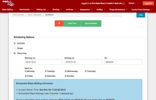 Dada Mail screenshot 2