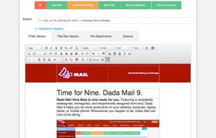 Dada Mail screenshot 1