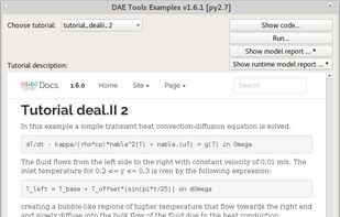 DAETools screenshot 1
