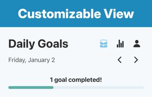 Choose between colored and monotone themes