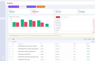 import bank statements, venmo, cashap, zelle, paypal and more to track expenses