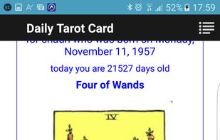 Daily Tarot screenshot 1