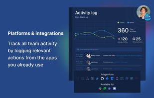 Get an overview of your team's activities and progress.