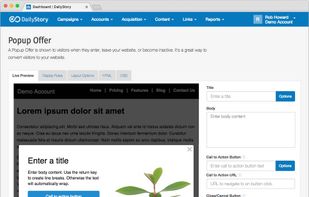Visual designer for you popup