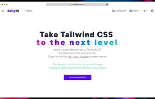 daisyUI screenshot 3