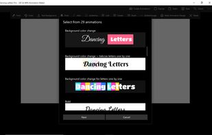 Dancing Letters screenshot 2
