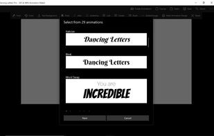 Dancing Letters screenshot 1
