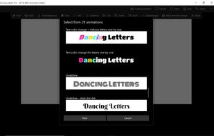 Dancing Letters screenshot 3