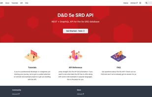D&D 5e API screenshot 1