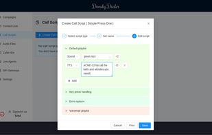 Dandy Dialer screenshot 1