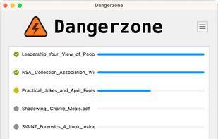 Dangerzone screenshot 1
