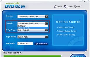 Aimersoft DVD Copy screenshot 2