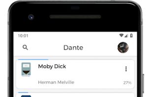 Dante - Book Tracker screenshot 1