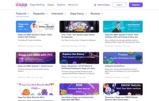 Dapp.com screenshot 2