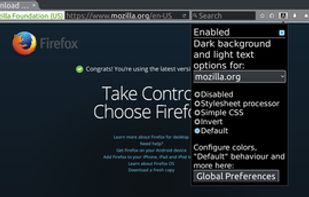 Dark Background and Light Text screenshot 1