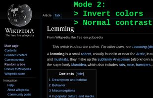 Dark mode / night reader screenshot 1