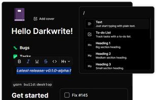 Darkwrite screenshot 1