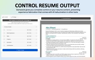Edit and design resumes