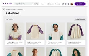 Create a collection of assets to share with your team or your PR agency. 