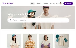 The Dash homepage is clean, visual and makes it easy for anyone in your team to jump in and find what they need. 