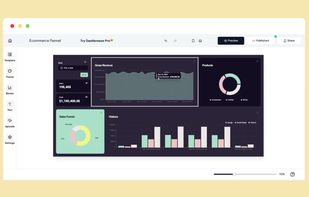 The panel provides users with easy access to a range of editing tools, allowing for real-time adjustments to visual elements such as charts, graphs, and widgets.
Users can modify properties like colors, labels, and data ranges directly within the panel, ensuring that each component aligns perfectly with their specific needs.