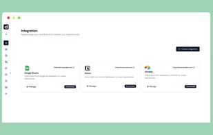 Each integration enables automatically updates, ensuring that dashboards reflect the latest information at all times.
