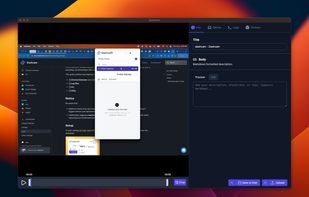 Edit Dashcam clips on your desktop with the Dashcam clip editor, then upload them to the cloud or save them locally!