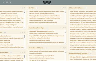A sample dashboard with Autumn theme