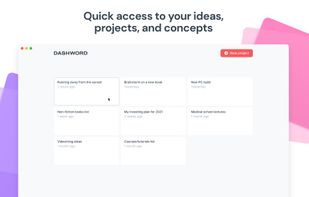 Dashword screenshot 2