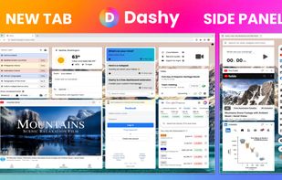Dashy: New Tab Dashbard and Sidebar screenshot 1