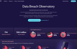 Data Breach Observatory screenshot 1