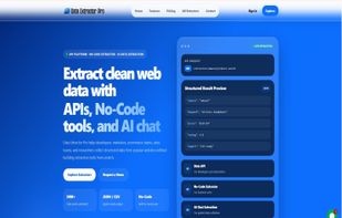 Data Extractor Pro - Home
