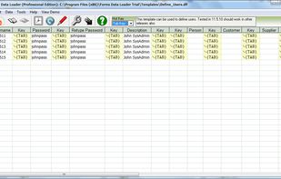 Main Screen window of Forms Data Loader tool.